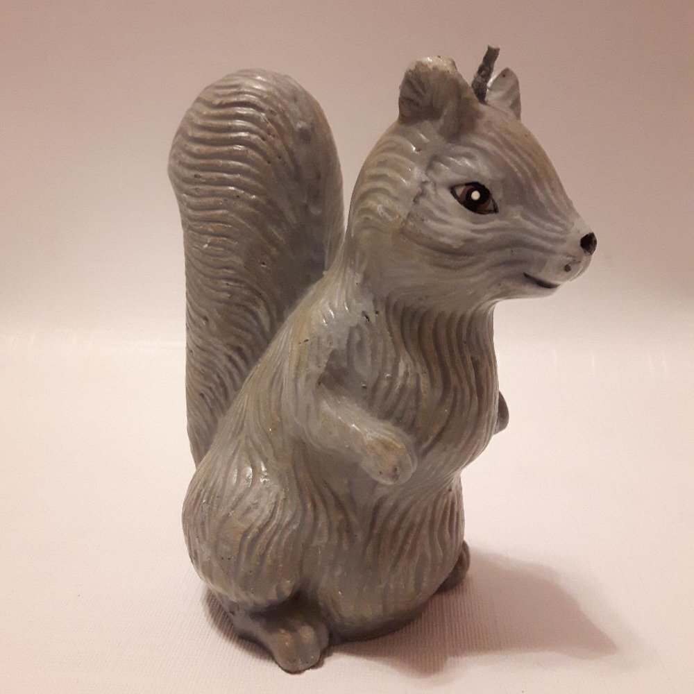 Adorable Squirrel Candle Table Scape Woodland CUTE